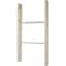Ekena Millwork 19"W x 36"H x 3 1/2"D Vintage Farmhouse 2 Rung Ladder, Barnwood Decor Collection, Chalk Dust White DECR019X036X04LDRWH - alternate 2